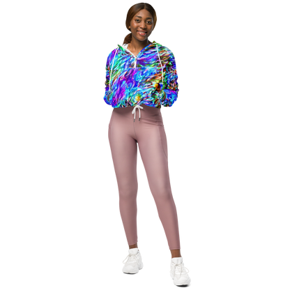 Women's Cropped Windbreaker - Faini Whirlwind