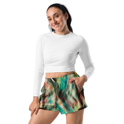 Women’s Athletic Shorts - Enchanted Fusion