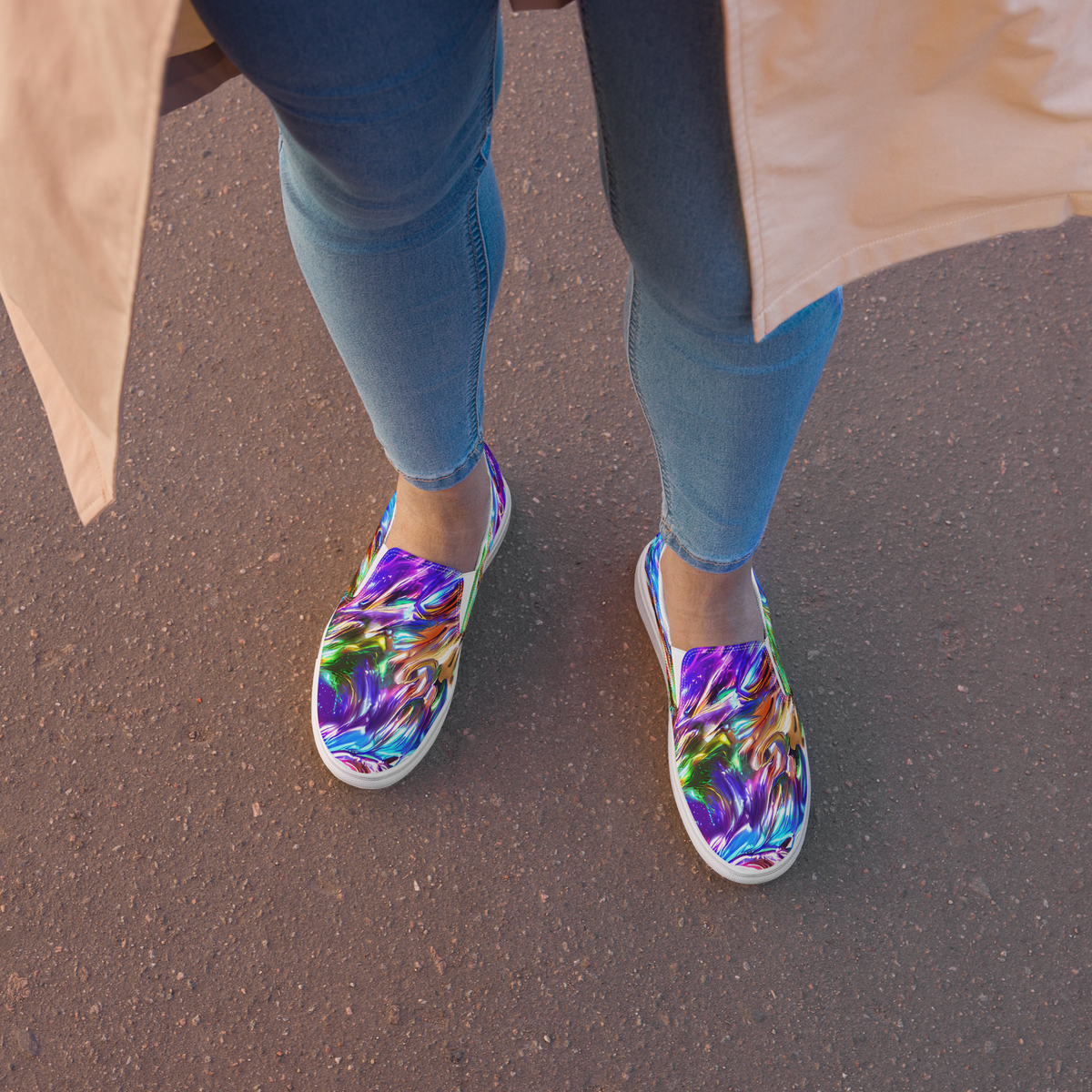 Women's Slip-On Canvas Shoes - Faini Whirlwind