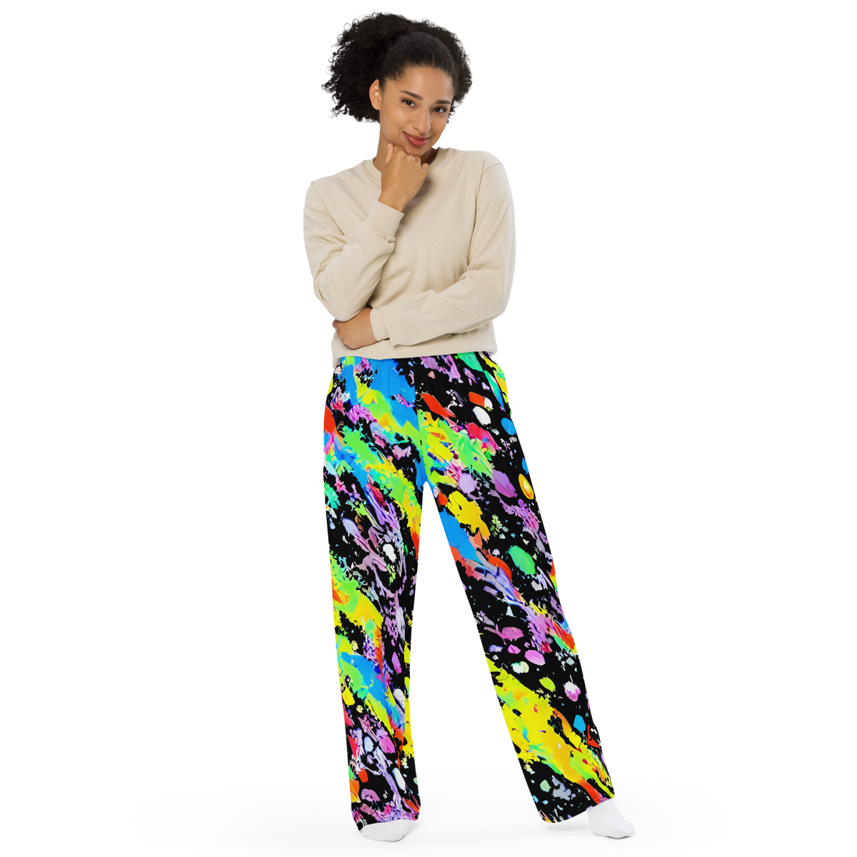 Wide-Leg Pants - Pollock Pulse