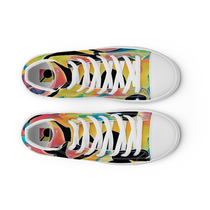 Women's High Top Canvas Shoes - Midday Mirage