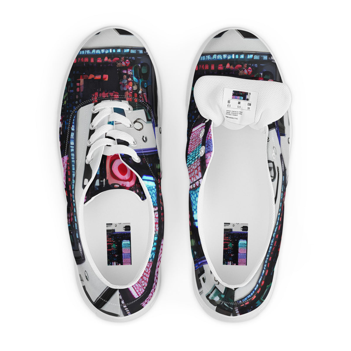 Women's Lace-Up Canvas Shoes - Wired Wonders