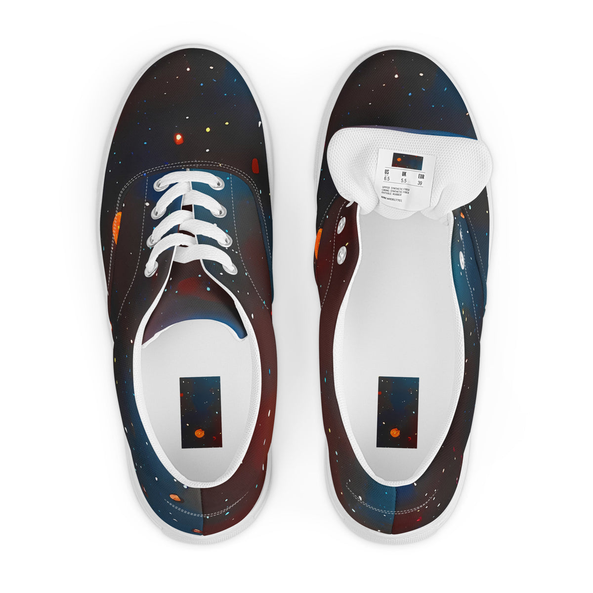 Men's Lace-Up Canvas Shoes - Celestial Vogue