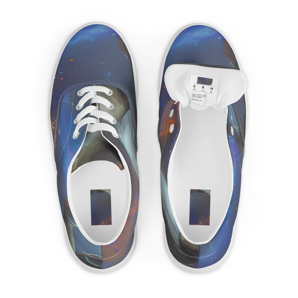 Women's Lace-Up Canvas Shoes - Gravity's Palette