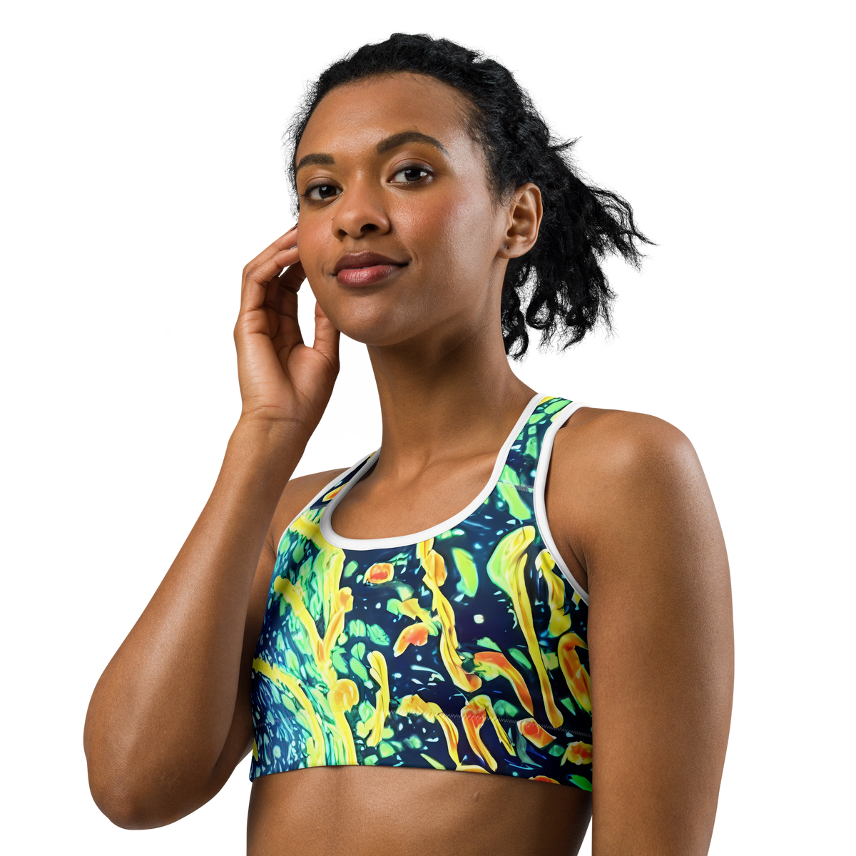 Sports Bra - Vortex Glow