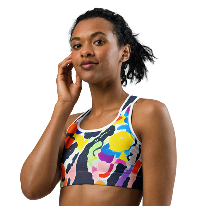 Sports Bra - Kaleido Burst