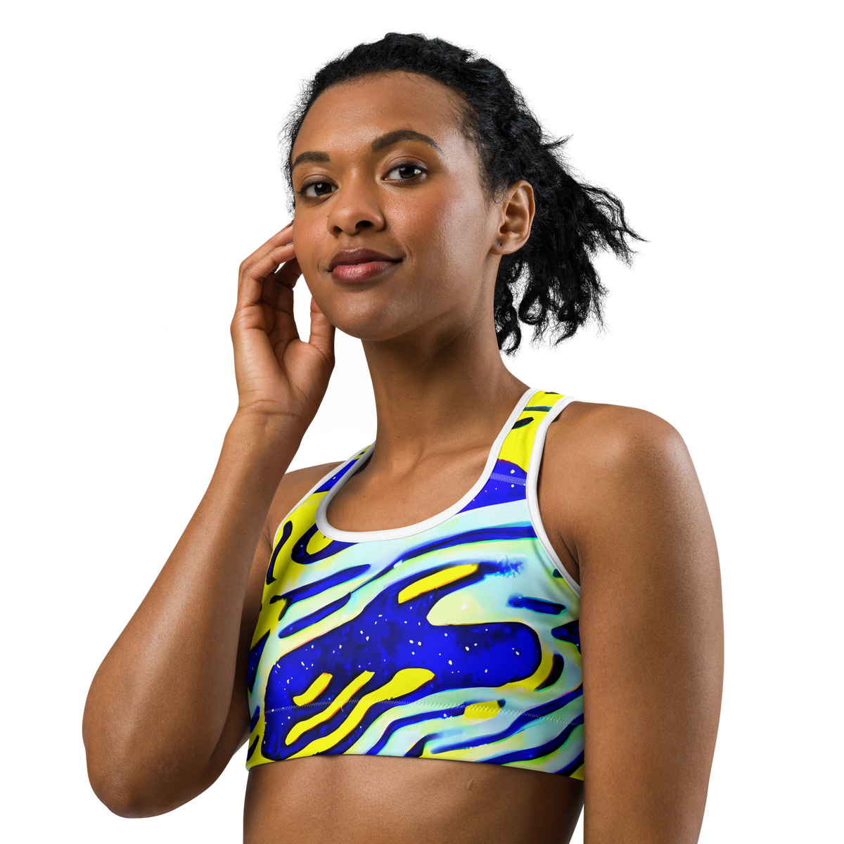 Sports Bra - Electric Horizon
