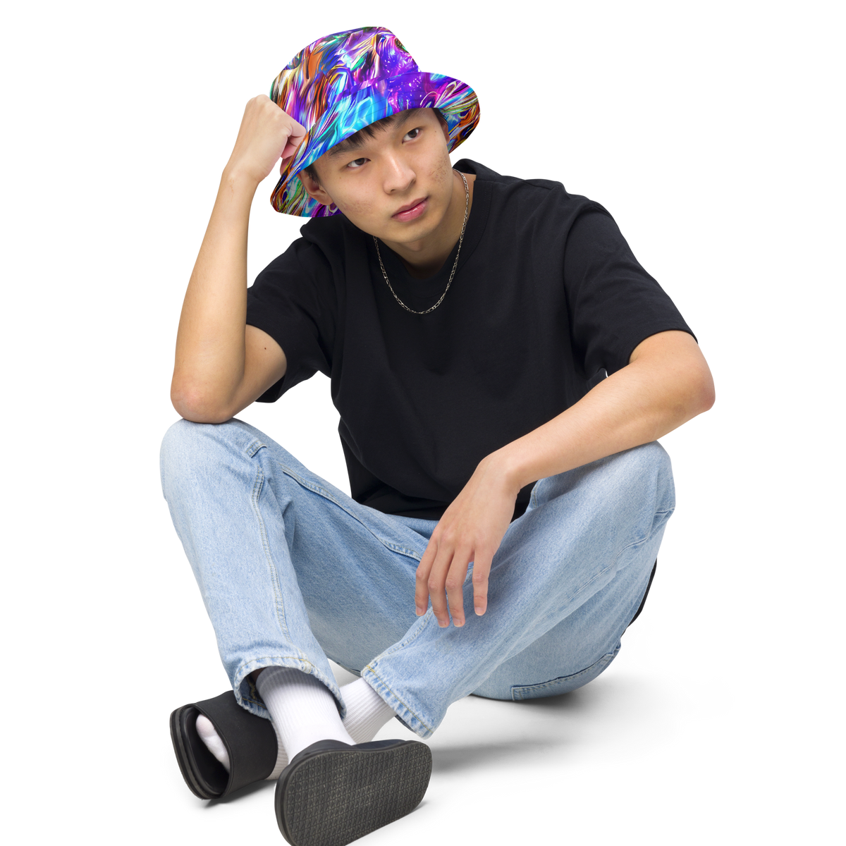 Reversible Bucket Hat - Faini Whirlwind