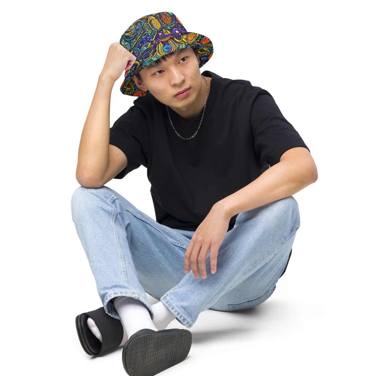 Reversible Bucket Hat - Vasnetsov Vortex