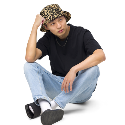 Reversible Bucket Hat - Cheetah Mosaic