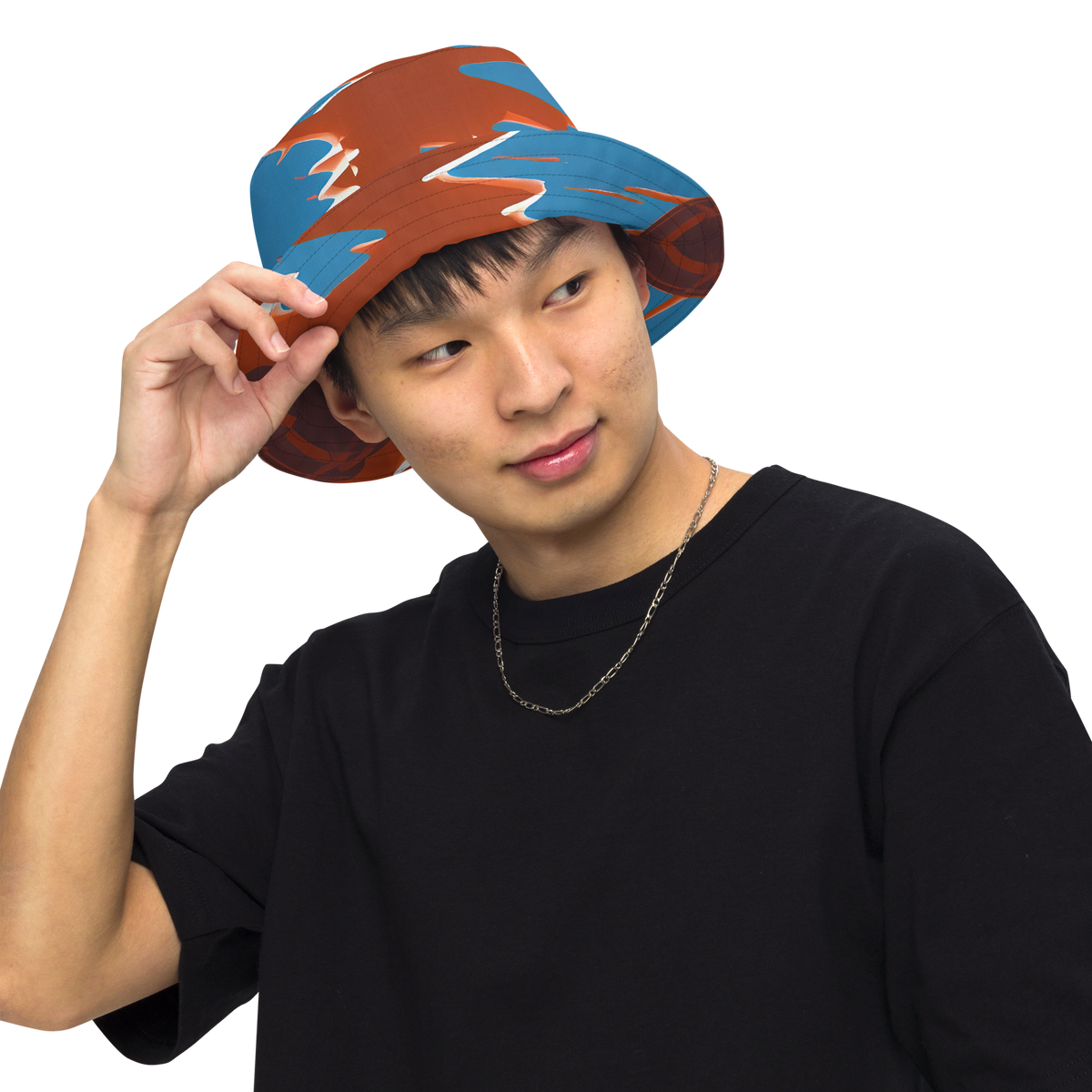 Reversible Bucket Hat - Desert Vortex