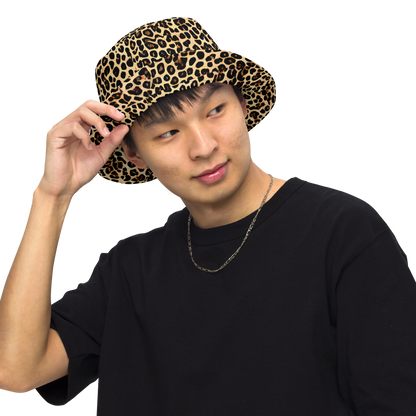 Reversible Bucket Hat - Cheetah Mosaic