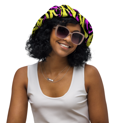 Reversible Bucket Hat - Neon Savanna