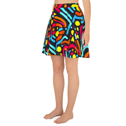 Skater Skirt - Midnight Stream