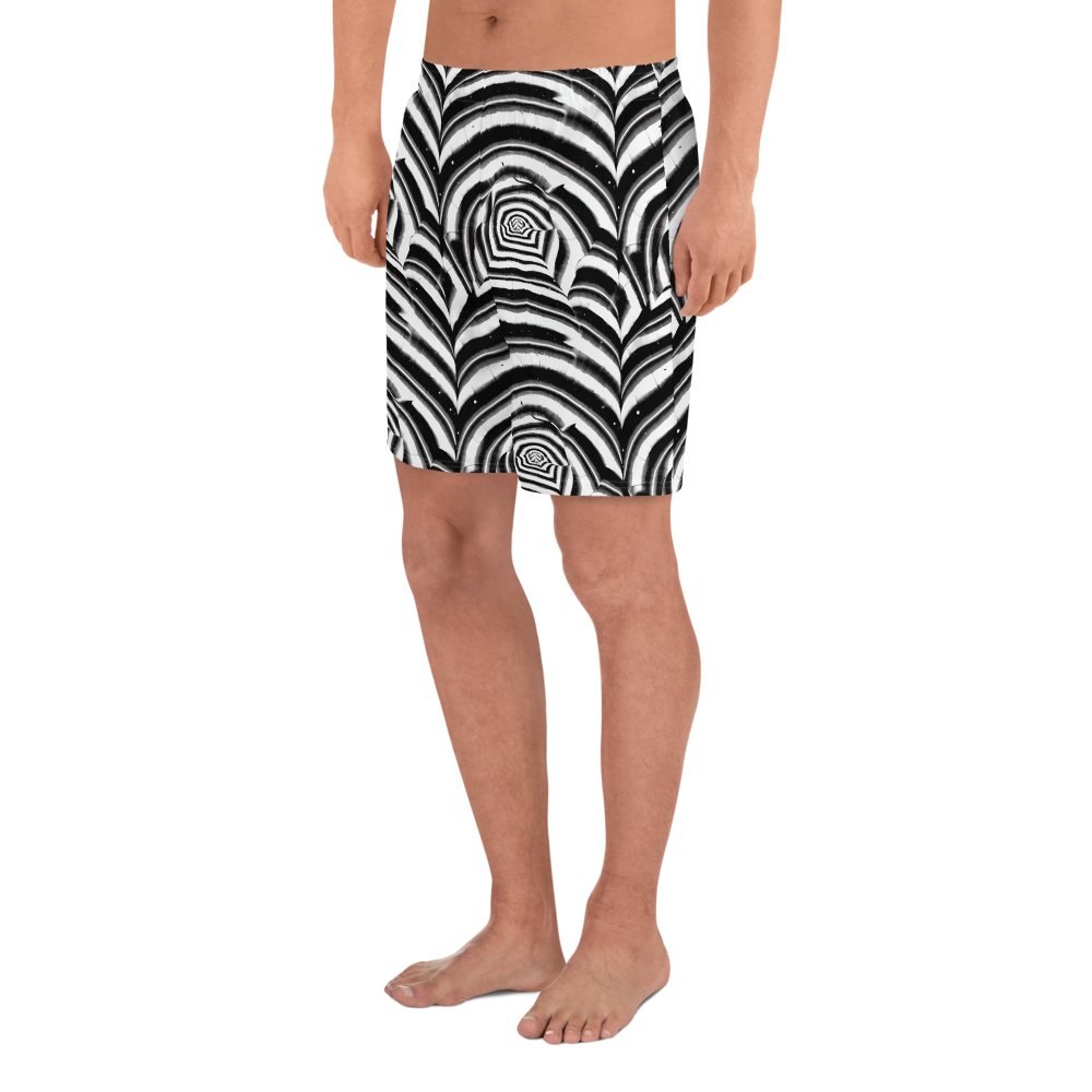 Men's Athletic Shorts - Dupain Swirl