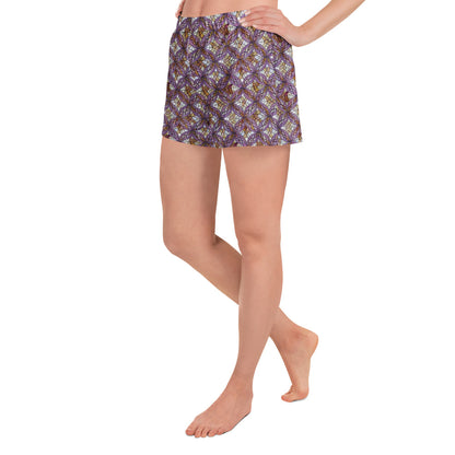 Athletic Shorts - Stained Glass Whirl