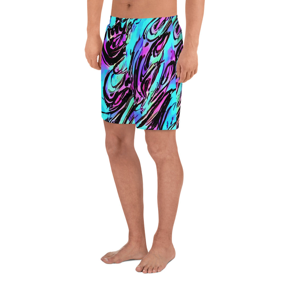 Men's Athletic Shorts - Gemstone Rush
