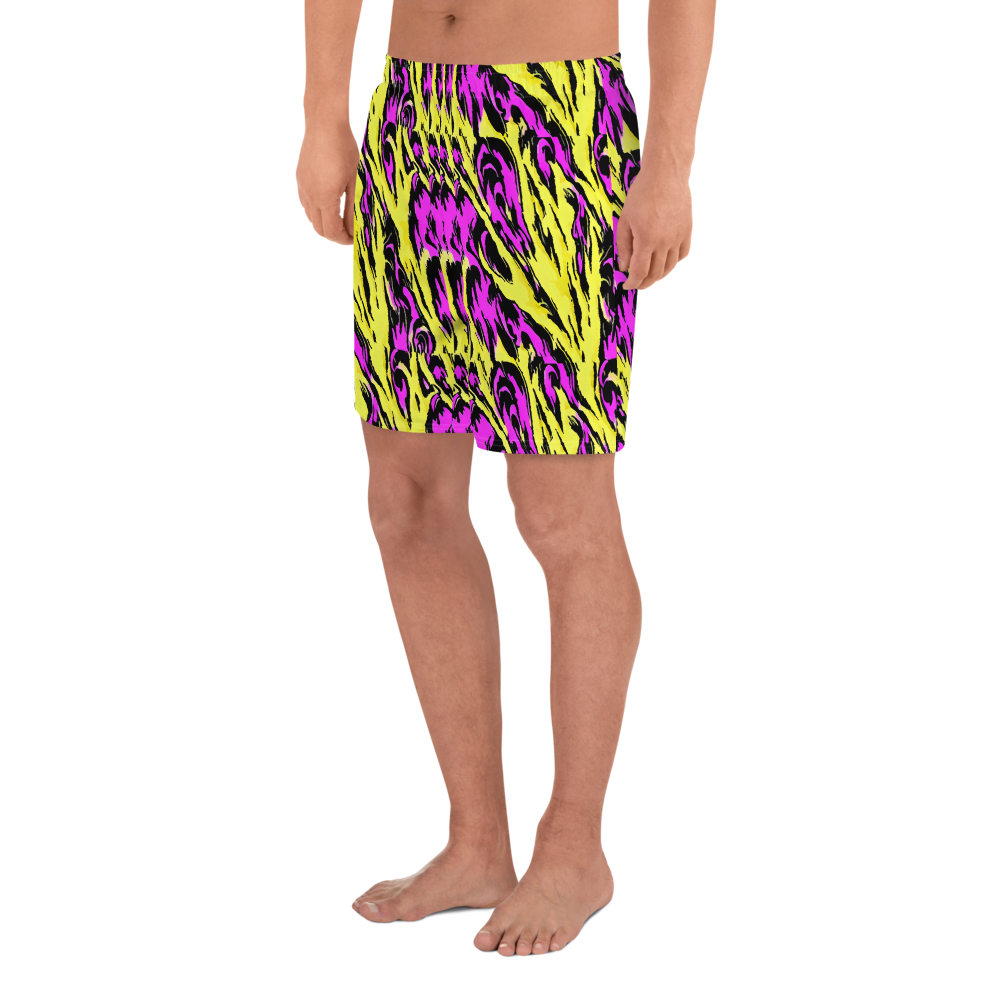 Men's Athletic Shorts - Neon Savanna