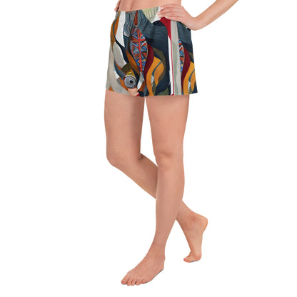 Women’s Athletic Shorts - Analog Dreams