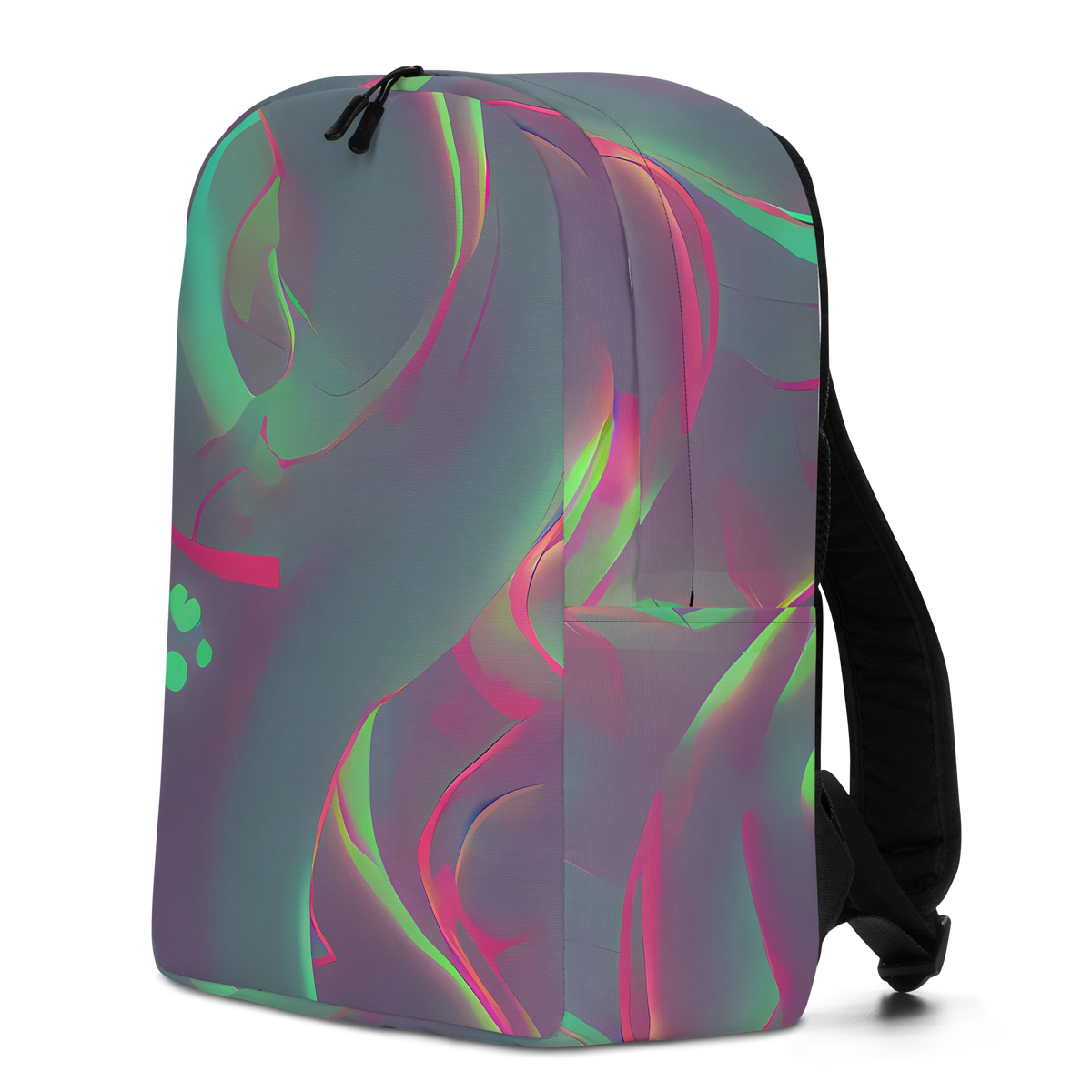 Minimalist Backpack - Neon Whisper