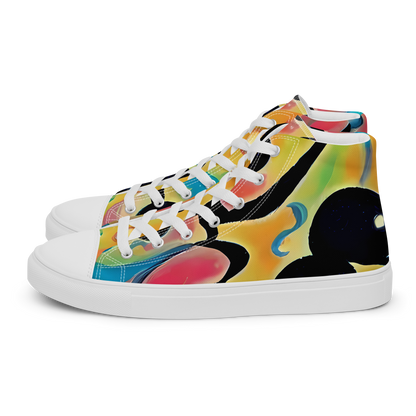 Women's High Top Canvas Shoes - Midday Mirage
