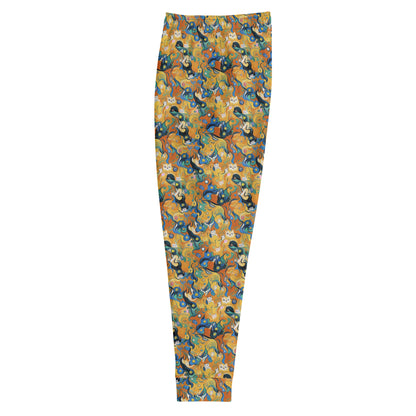 Men’s Joggers - Whimsical Feline Dance