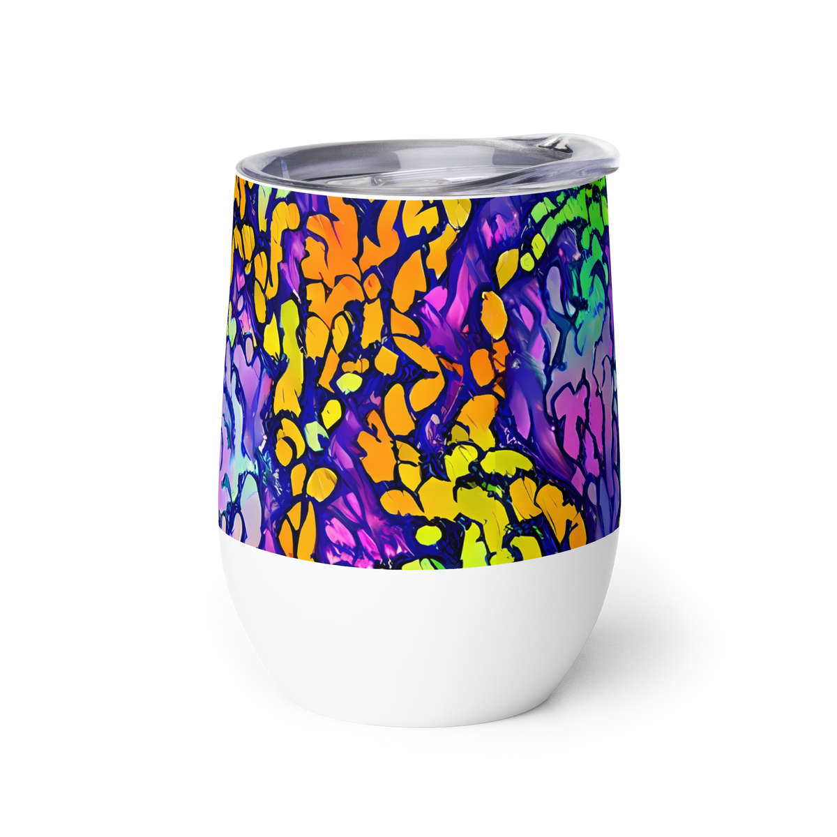 Wine Tumbler - Surreal Waveforms