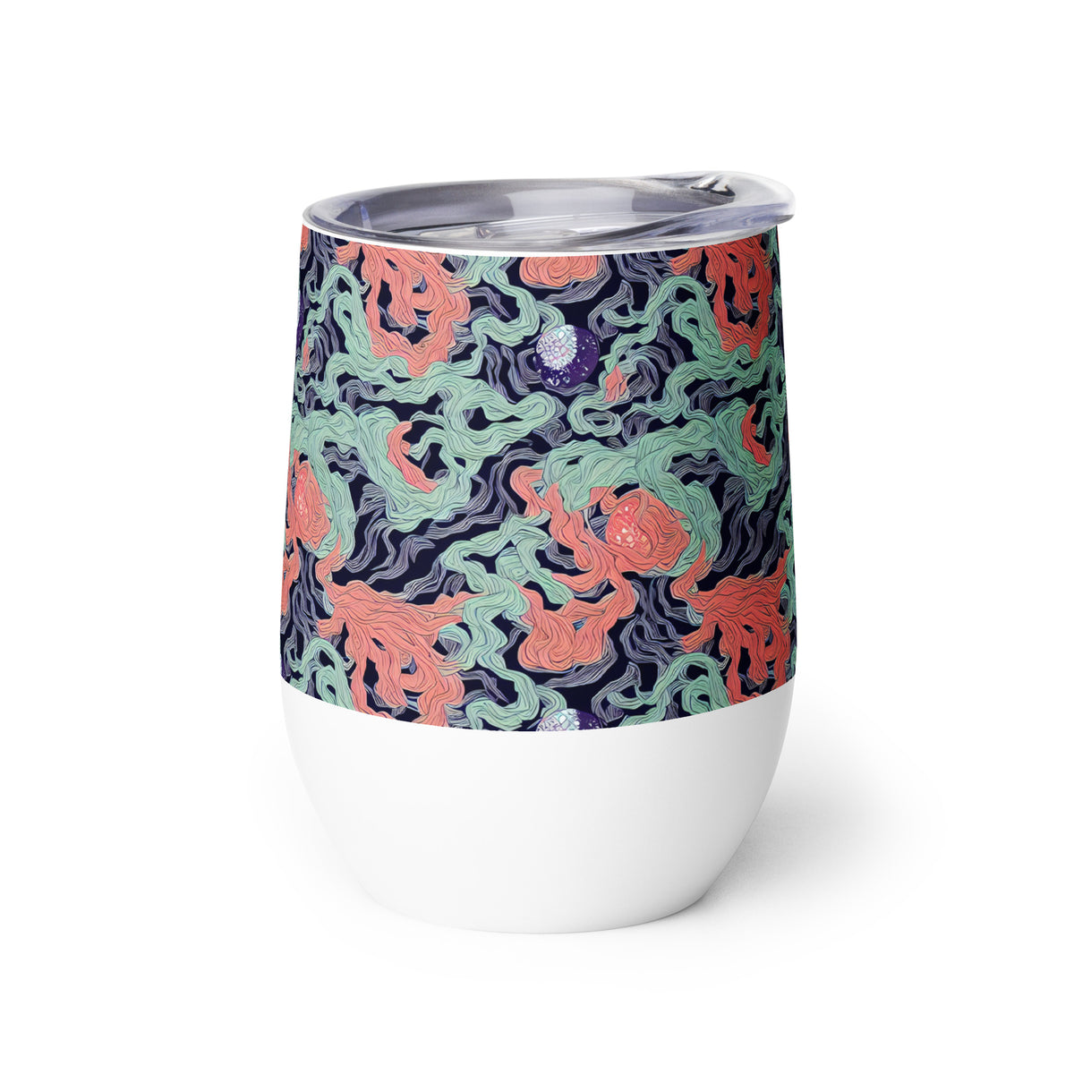 Wine Tumbler - Cosmic Coral