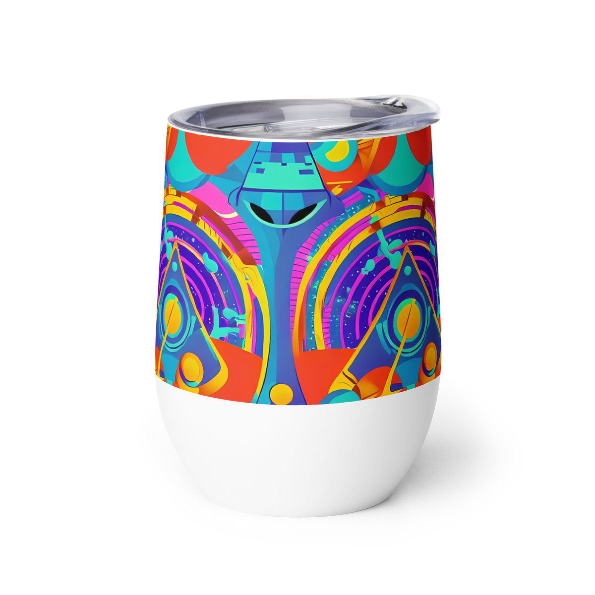 Wine Tumbler - Blast of Color