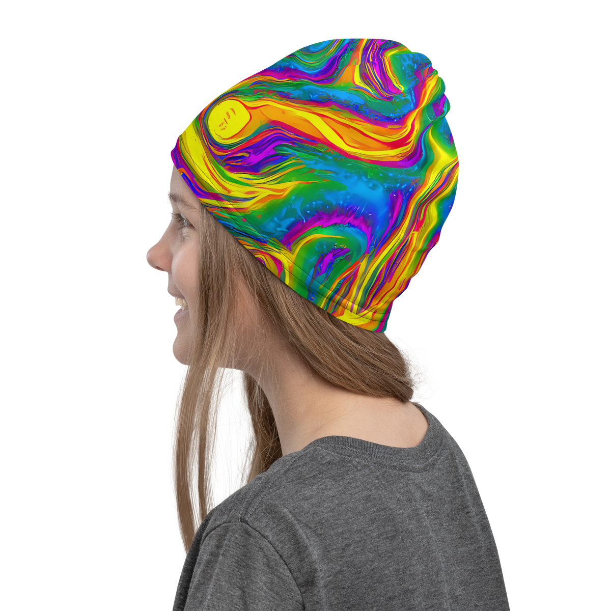 Neck Gaiter - Electric Aurora