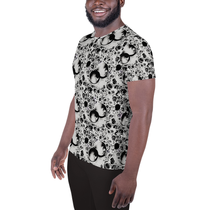 Men's Athletic T-Shirt - Crater Swirl