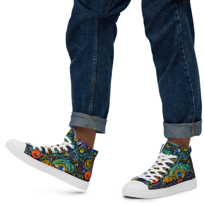 Men's High Top Canvas Shoes - Vasnetsov Vortex