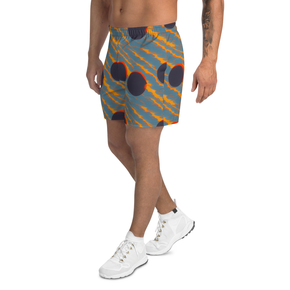 Men's Athletic Shorts - Flames of Gravity