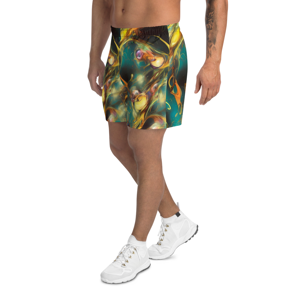 Men's Athletic Shorts - Elegant Whirl