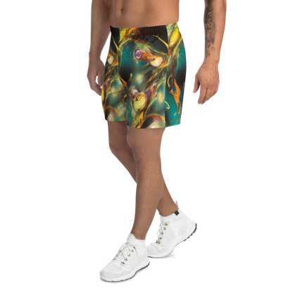 Men's Athletic Shorts - Elegant Whirl