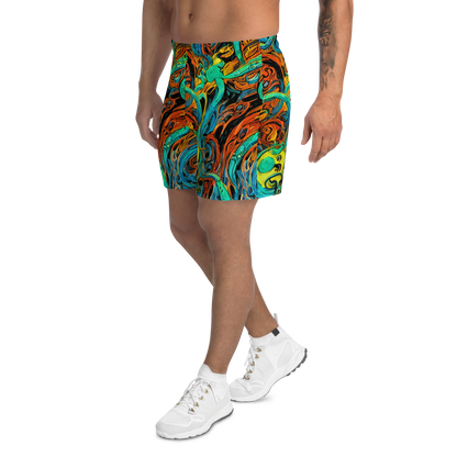 Men's Athletic Shorts - Flaming Mirage