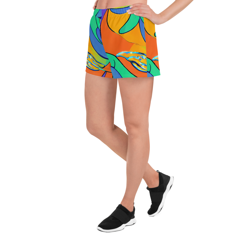 Women’s Athletic Shorts - Archipenko Dream