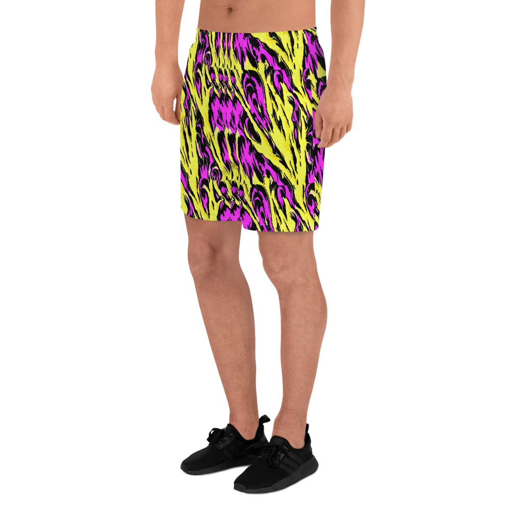 Men's Athletic Shorts - Neon Savanna