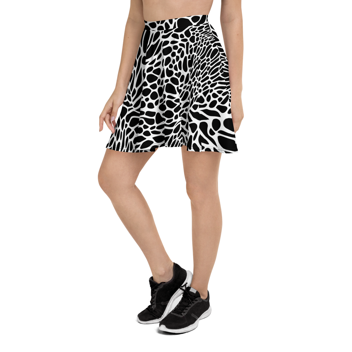 Skater Skirt - Monochrome Mystique