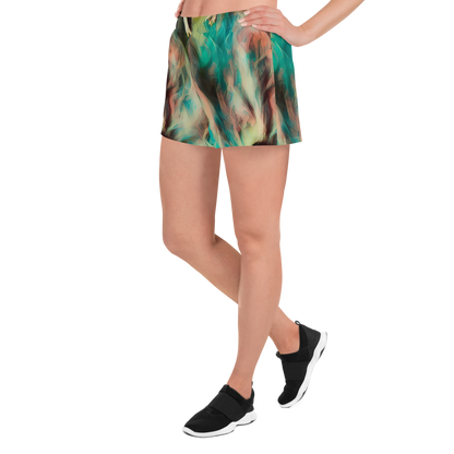 Women’s Athletic Shorts - Enchanted Fusion