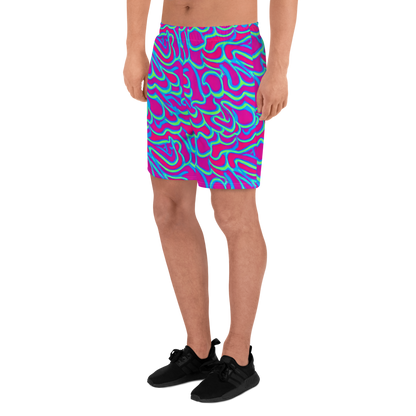 Men's Athletic Shorts - Aquatic Ember