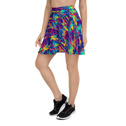 Skater Skirt - Spectrum Streaks