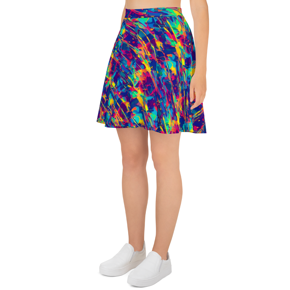 Skater Skirt - Spectrum Streaks