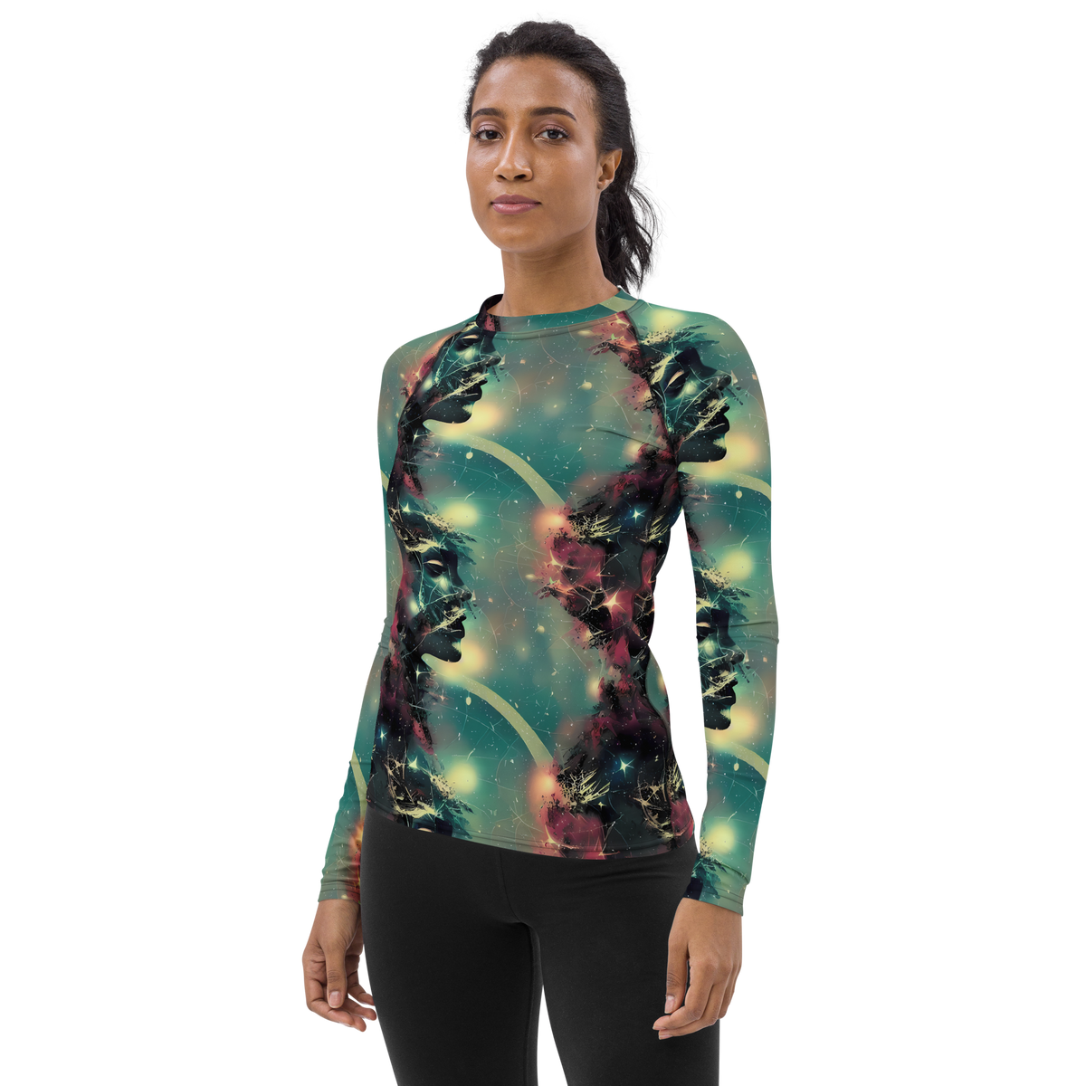 Women's Rash Guard - Galactic Serpent