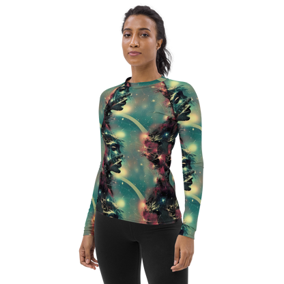 Women's Rash Guard - Galactic Serpent