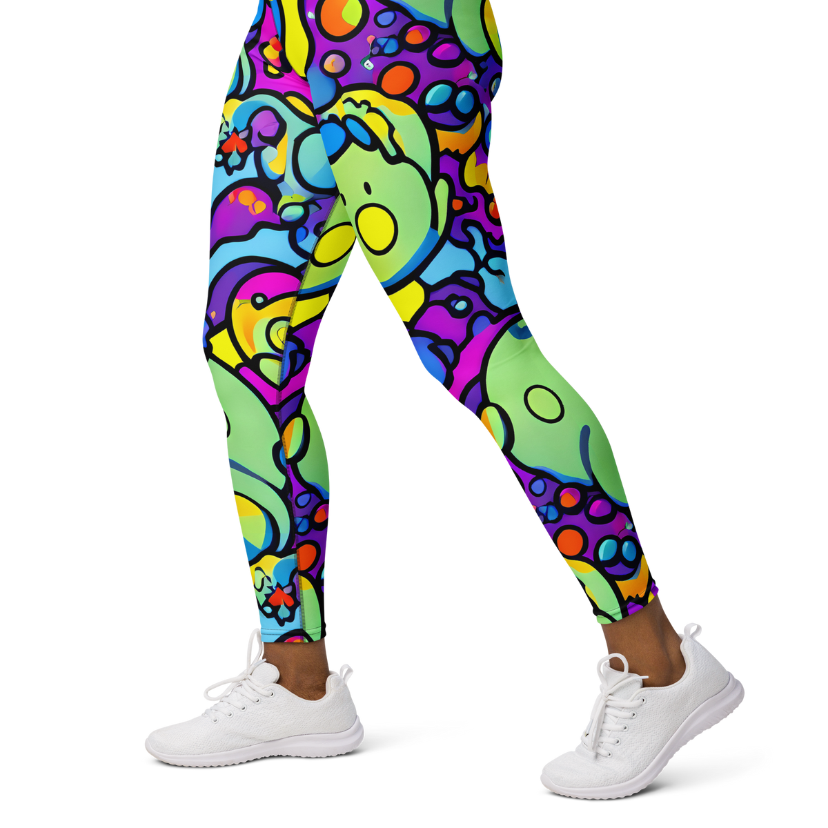 Yoga Leggings - Radiant Lagoon