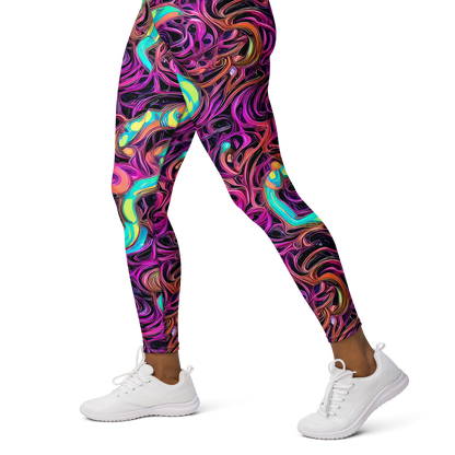 Yoga Leggings - Neon Drizzle