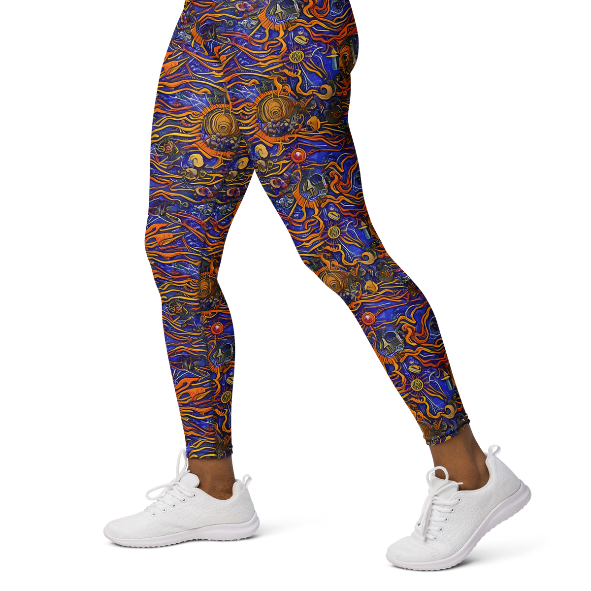 Yoga Leggings - Mantegna Swirl