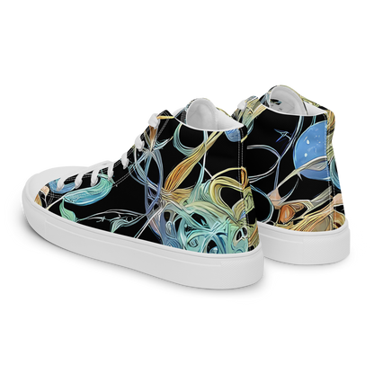 Women's High Top Canvas Shoes - Infinite Mist