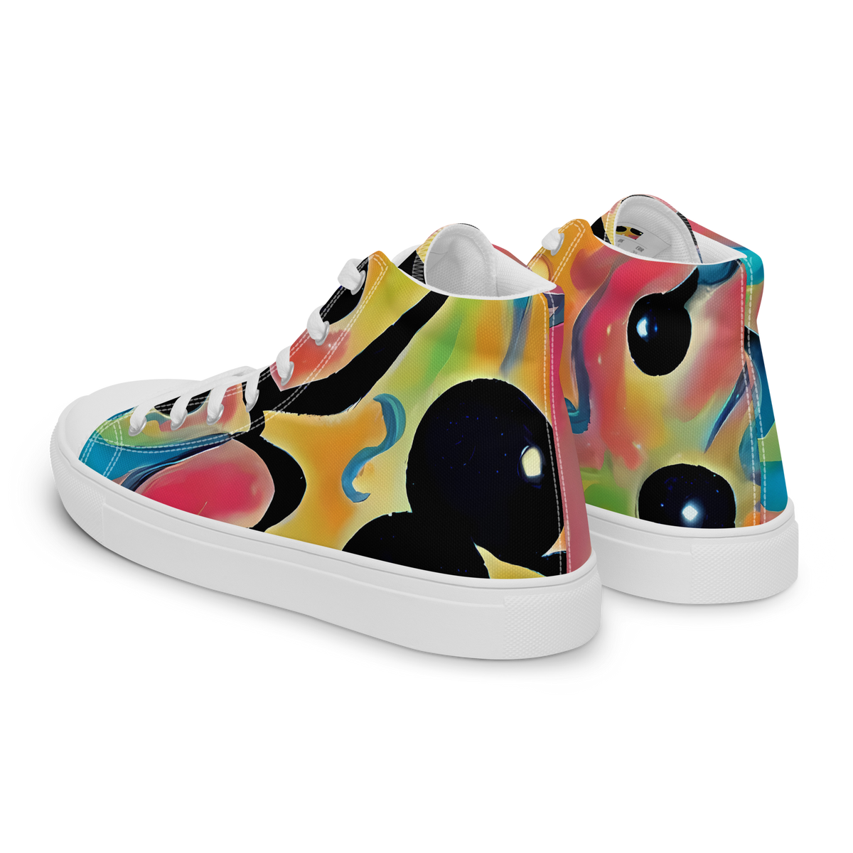 Women's High Top Canvas Shoes - Midday Mirage